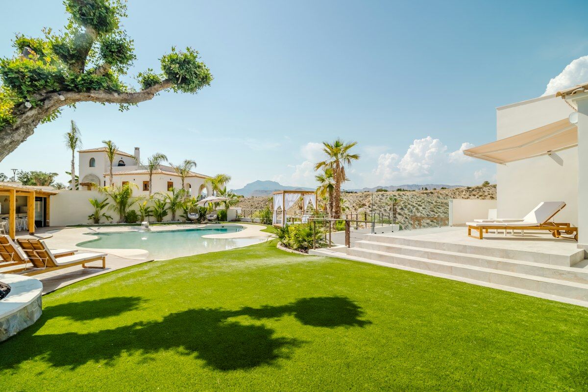 Mediterranean pool villa